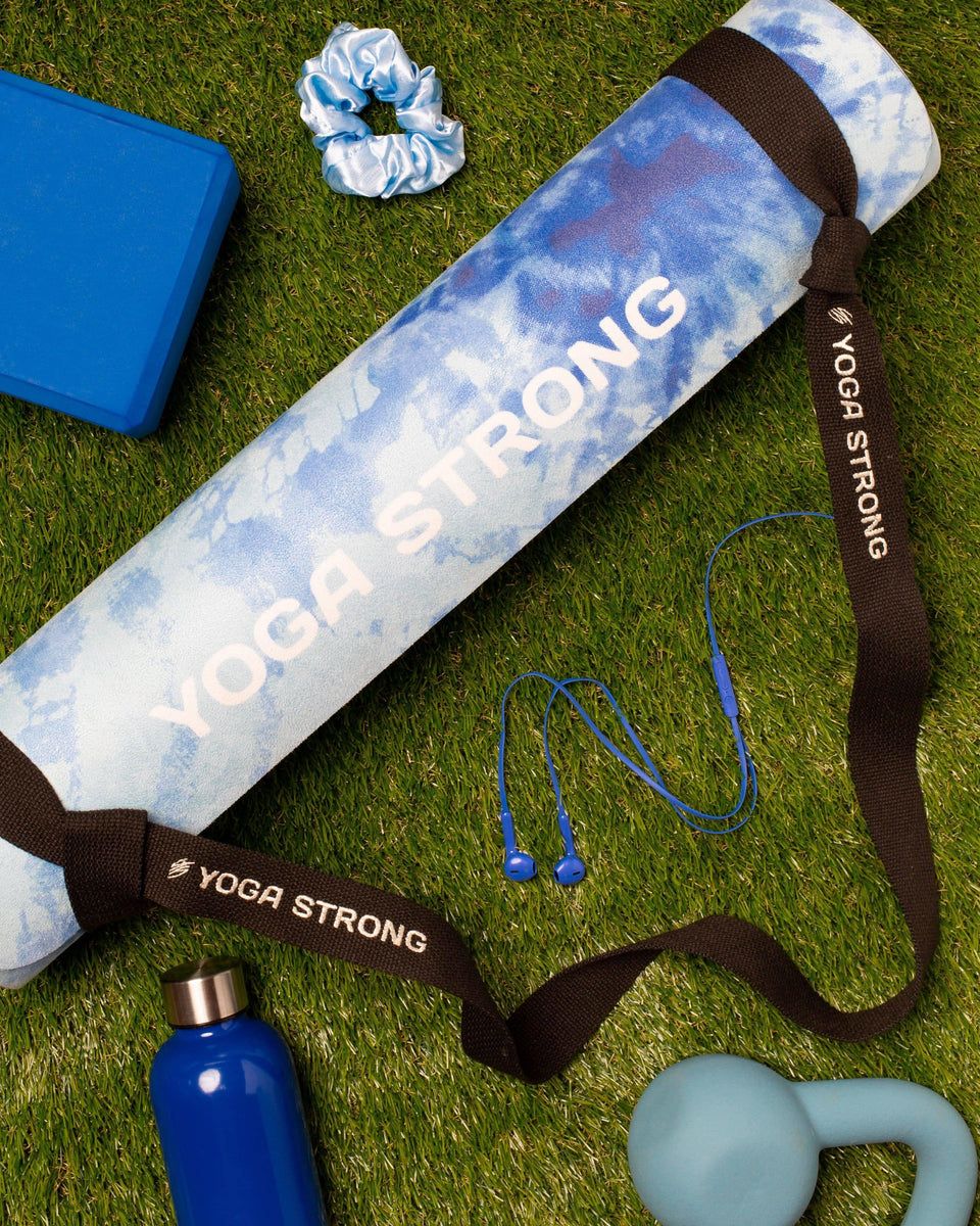 Velcro yoga cheap mat strap