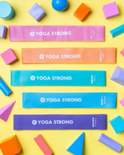 Load image into Gallery viewer, Mini Workout Bands - Yoga Strong