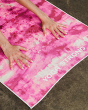 Load image into Gallery viewer, C&#39;est La Pink Towel - Yoga Strong
