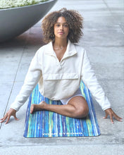 Load image into Gallery viewer, Stripe Tease Mat - Yoga Strong
