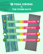 Load image into Gallery viewer, Stripe Tease Mat - Yoga Strong
